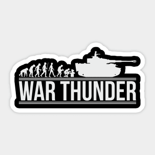 War Thunder Tank evolution Pz-VI Tiger Sticker